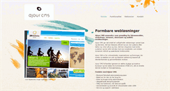 Desktop Screenshot of ajourcms.dk